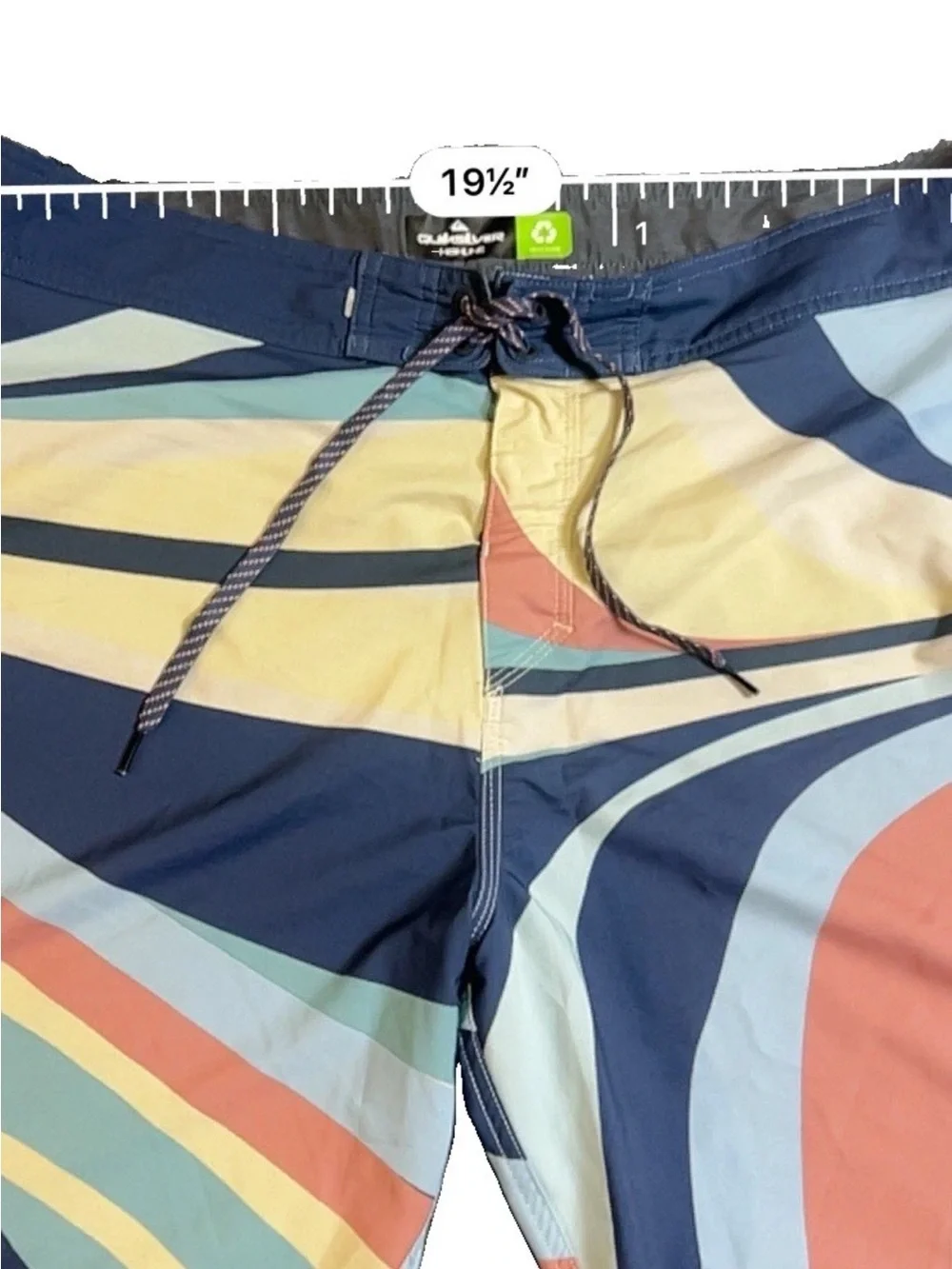 Quiksilver Highline Boardshorts Men's Size 40 Colorful Abstract Surfer Skater